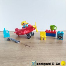Lego Duplo Vliegtuig Rood | compleet | 10908 | als NIEUW