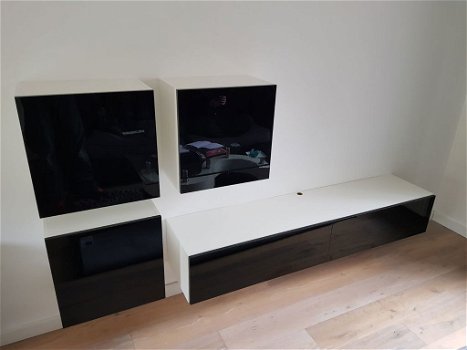 NIEUW Compleet tv-wandmeubel Ziggy diverse kleuren MONTAGE MOGELIJK - 5