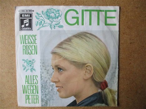 a6136 gitte - weisse rosen - 0