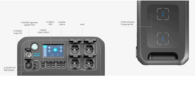 BLUETTI AC200MAX 2200W Portable Power Station - 4