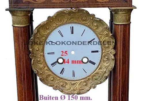 Klokkast kolompendule zonder uurwerk = opknapper=47742 - 1