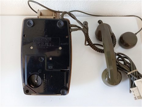 Vintage Franse telefoon met druktoetsen - 5