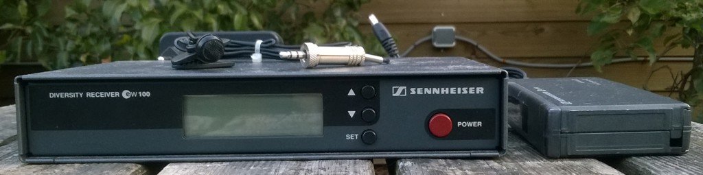 Microfoonmet clip-on microfoon (Sennheiser EW-100) - 0