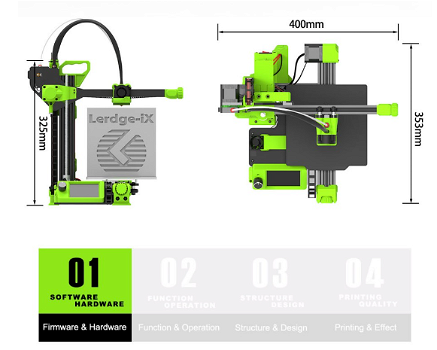 Lerdge iX 3D Printer Kit, Auto Leveling - 3