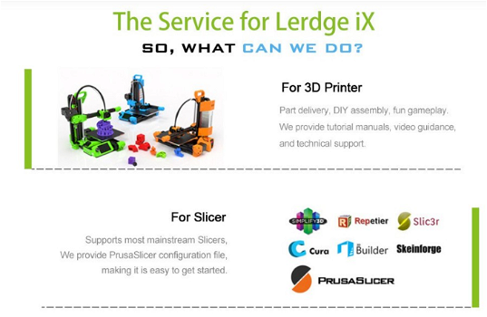 Lerdge iX 3D Printer Kit, Auto Leveling - 5