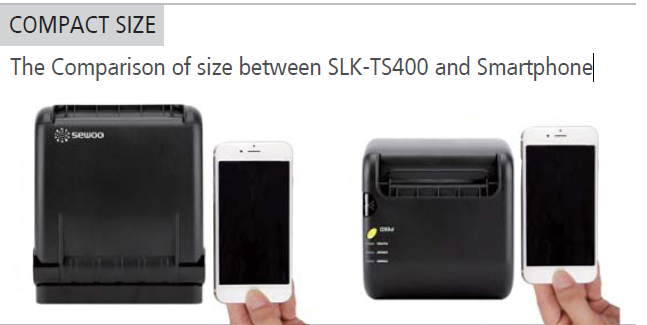 SeWoo LK-TS400-WIFI Desktop Thermische bon printer POS - 6