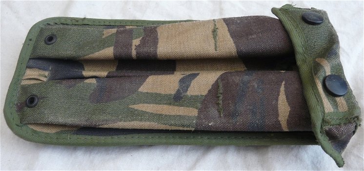 Magazijn Tas, Gevechts, Patroonhouders Uzi, Koninklijke Landmacht, Woodland Camouflage, 1993.(Nr.3) - 3