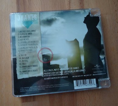 Te koop de originele CD La Vida...Es Un Ratico van Juanes. - 4
