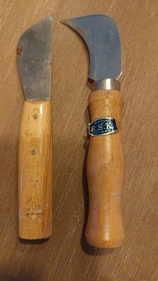 2 messen voor houtbewerking