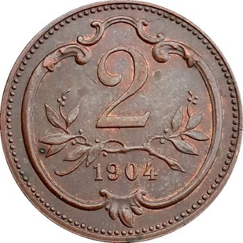 oostenrijk 2 heller 1893,1911 - 0