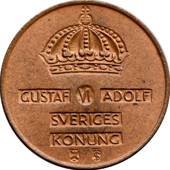 Zweden 2 öre 1954,1955,1956,1960,1961,1963,1967, - 1