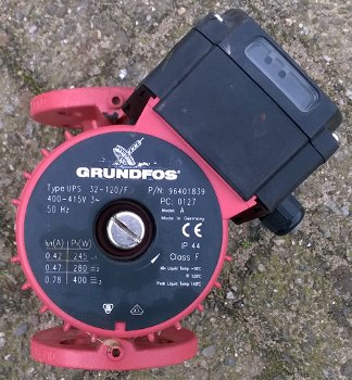 Circulatiepomp Grundfos, UPS 32-120/F P/N: 96401839 - 0