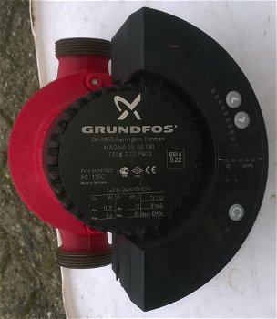 Circulatiepomp Grundfos, Magna 25-60 180 P/N: 96281022 - 0