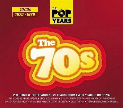 The 70s - The Pop Years (10 CD) Nieuw/Gesealed - 0