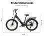 Samebike RS-A01 Electric Bike 750W Motor 70N.m 25-35km/h - 6 - Thumbnail