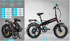 KAISDA K2P PRO Folding Electric Moped Bike 20*4.0 Inch Fat Tire - 1 - Thumbnail