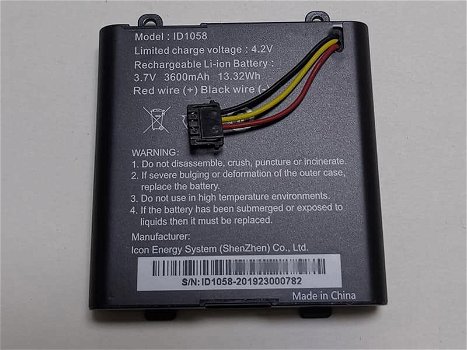 Replace High Quality Battery IES 3.7V 3600mah/13.32Wh - 0