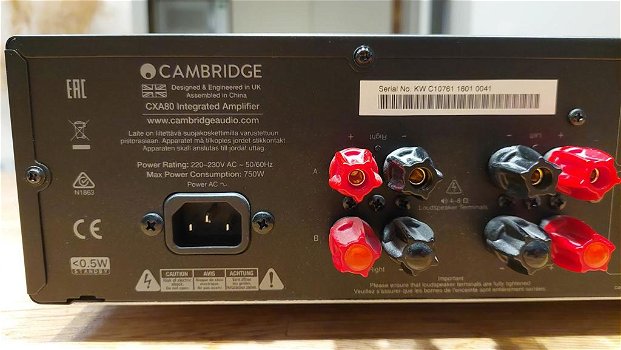 Top klasse Cambridge CX80 versterker - als nieuw - mooie diepe zeer gedetailleerde klank - 5