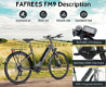 FAFREES FM9 City Electric Bike KENDA 700C*45C Tire 250W - 5 - Thumbnail