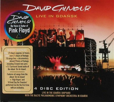 David Gilmour – Live In Gdańsk (2 CD & 2 DVD) Nieuw/Gesealed - 0