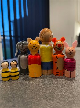 Peg dolls Winnie the Pooh - 0