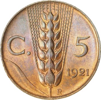 italië 5 centesimi 1921,1922,1923,1925,1929,1930 - 0