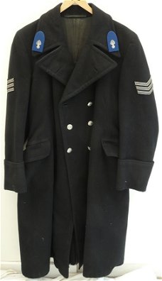 Overjas, Uniform, Korps Rijkspolitie, Rang: Wachtmeester der 1e klasse, Nederland, jaren'60.(Nr.1)