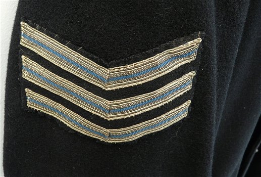 Overjas, Uniform, Korps Rijkspolitie, Rang: Wachtmeester der 1e klasse, Nederland, jaren'60.(Nr.1) - 3