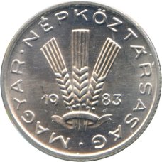 Hongarije 20 filler 1967,1968,1969,1970,1971,1972,1973,1974,1976,1977,1978,1979,1980,1981,1983