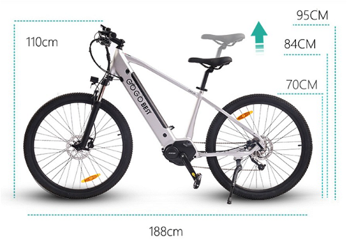 GOGOBEST GM26 Electric Bike 36V 250W Motor 25km/h Max - 4