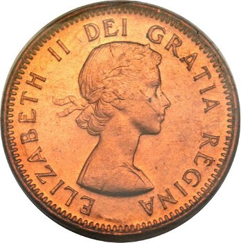 canada 1 cent 1953,1954,1955,1956,1957,1958,1959,1960,1961,1962,1963,1964 - 1
