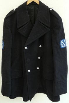 Overjas, Uniform, Korps Rijkspolitie, Rang: Opperwachtmeester, Nederland, jaren'70-'80.(Nr.1) - 0