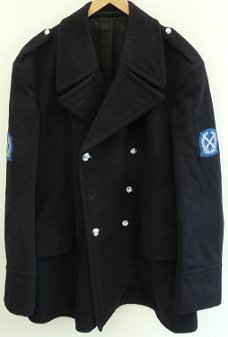 Overjas, Uniform, Korps Rijkspolitie, Rang: Opperwachtmeester, Nederland, jaren'70-'80.(Nr.1)