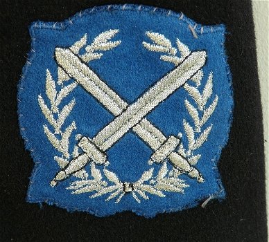 Overjas, Uniform, Korps Rijkspolitie, Rang: Opperwachtmeester, Nederland, jaren'70-'80.(Nr.1) - 5