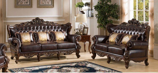 Bankstellen barok klassiek ITALIAANSE meubels 3 en 2 - 2