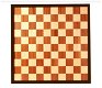 Dam/schaakbord ingelegd. Afm. 47 x 47 cm - 0 - Thumbnail