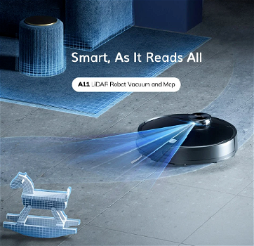 ILIFE A11 Robot Vacuum Cleaner 3 In 1 Vacuuming Sweeping - 1