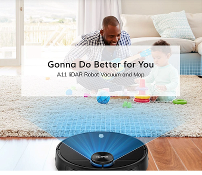 ILIFE A11 Robot Vacuum Cleaner 3 In 1 Vacuuming Sweeping - 6