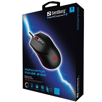 Azazinator Mouse 6400 muis voor de gamers - 4