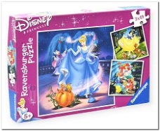 Disney Princess - Ravensburger - 3 x 49 stukjes