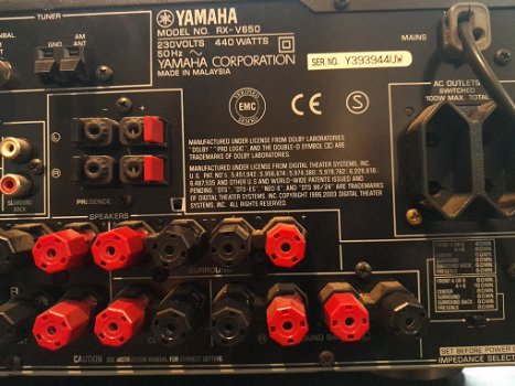 Yamaha Receiver RX-V650 RDS - 6