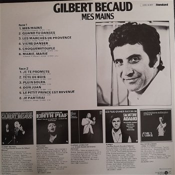 Gilbert Becaud - Mes Mains EMI 038.14387 - 1