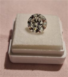 Moissanite 4.0CT 10.0MM