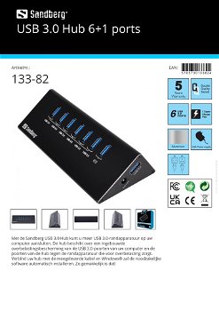 USB 3.0 Hub 6+1 ports - 2