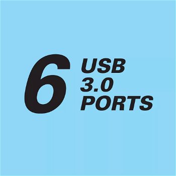 USB 3.0 Hub 6+1 ports - 6