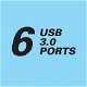USB 3.0 Hub 6+1 ports - 6 - Thumbnail