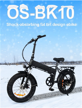 BK10 Electric Bike Foldable 48V 500W Motor 25Km/h Max - 1