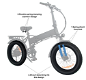 BK10 Electric Bike Foldable 48V 500W Motor 25Km/h Max - 4 - Thumbnail