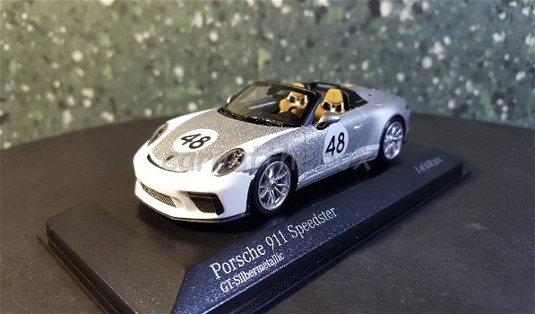 Porsche 911 Speedster grijs 1/43 Minichamps - 1