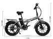 CMACEWHEEL GW20 Electric Bike 20*4.0'' Inch Fat Tires - 2 - Thumbnail